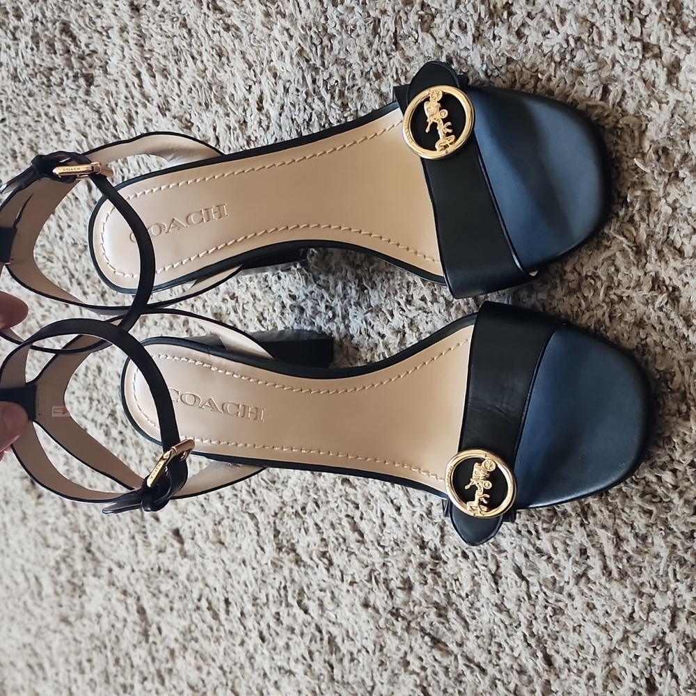 COACH ANKLE STRAP SANDAL